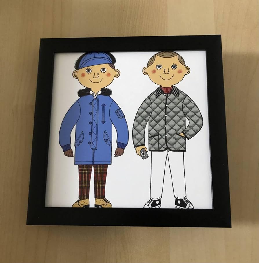 Amazon.co.jp: kj 額装品 穂積和夫 イラスト 17cmサイズ額入り Amazon.co.jp: kj 額装品 穂積和夫 イラスト 17cmサイズ額入り